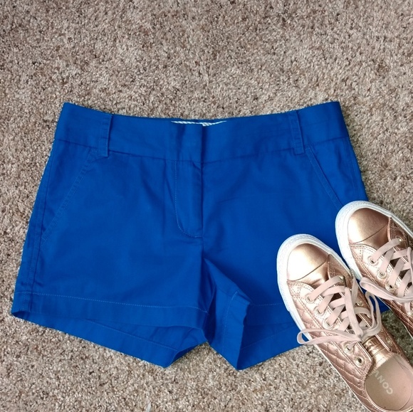 J. Crew Pants - J. Crew City Fit Broken In Blue Chino Shorts